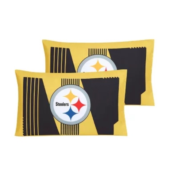 Pittsburgh Steelers NFL Bed-In-A-Bag Comforter and Sheet Set - Picture 4 of 8